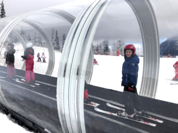 enfants station ancelle colonie de vacances ski