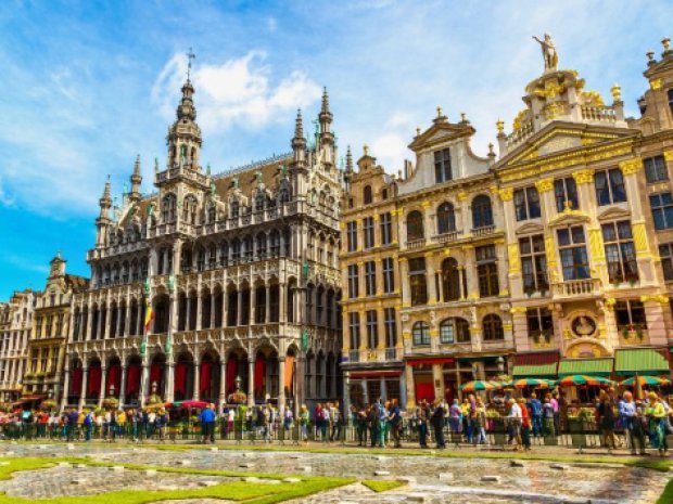 Vue sur Bruxelles en colo de vacances 