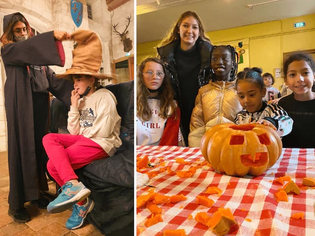 Jeunes en colo de vacances Harry Potter au chateau de St Fargeau