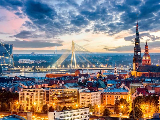 Paysage nordique pris en photo lors d'une colonie de vacances en Finlande et Estonie