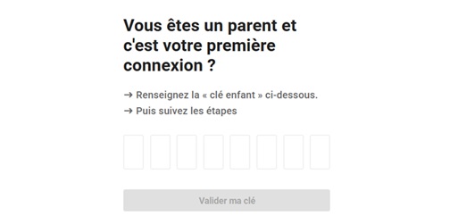 Page de création du compte Un aperçu de la page de création de compte kidizz