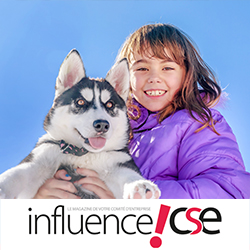 Fillette chien de traineau hiver colonie de vacances article influence cse