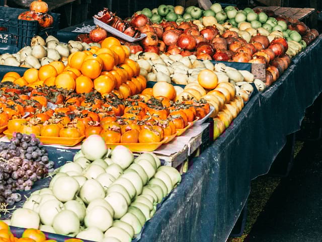 fruits et légumes marché retournac colonie de vacances pour enfants toussaitn