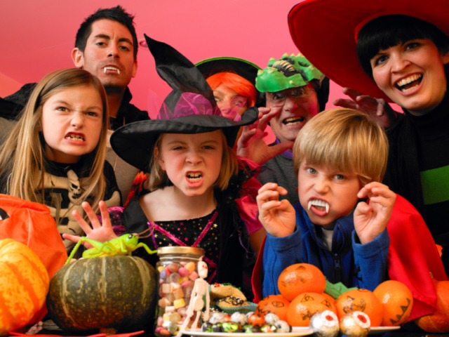 Soirée d'Halloween durant la colo de vacances de cet automne