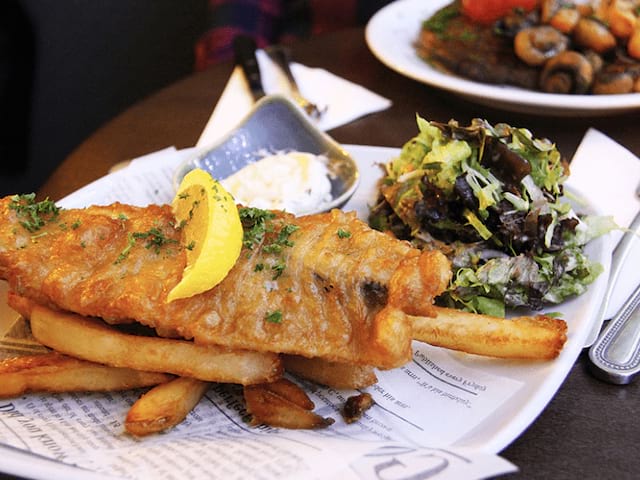 fish and chips anglais voyage linguistique londres ados