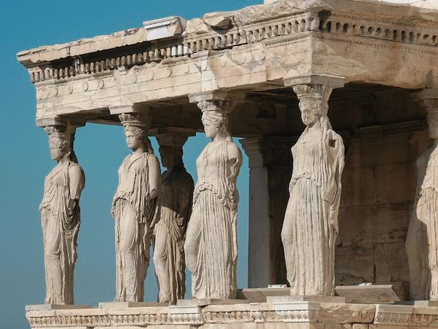 Site archéologique grec que les jeunes ont pu visiter lors de leur colo de vacances en Grèce cet été
