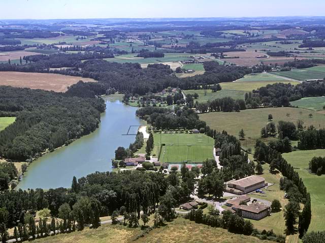 vue sur les paysages de colonie de vacances cet été