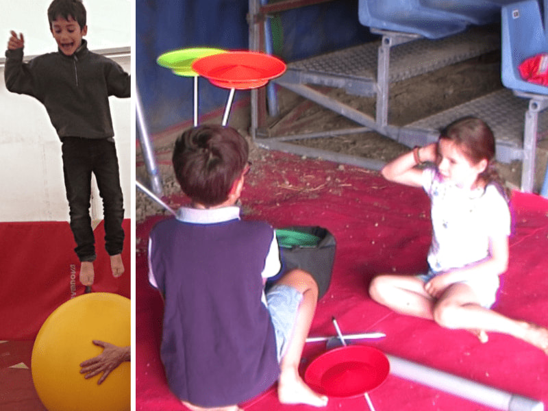 Activité cirque en colo de vacances cet été pour les 8-14 ans