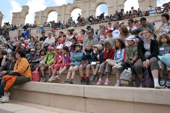 Enfants au Puy du fou en colonie de vacances