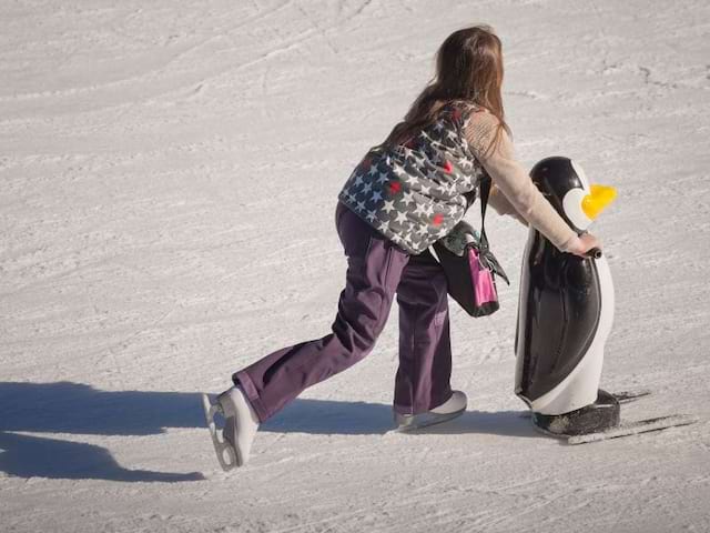 Sortie à la patinoire cet hiver en colo de vacances