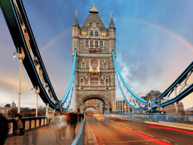 Pont de Londres où les jeunes ont pu marcher en colo de vacances à Londres