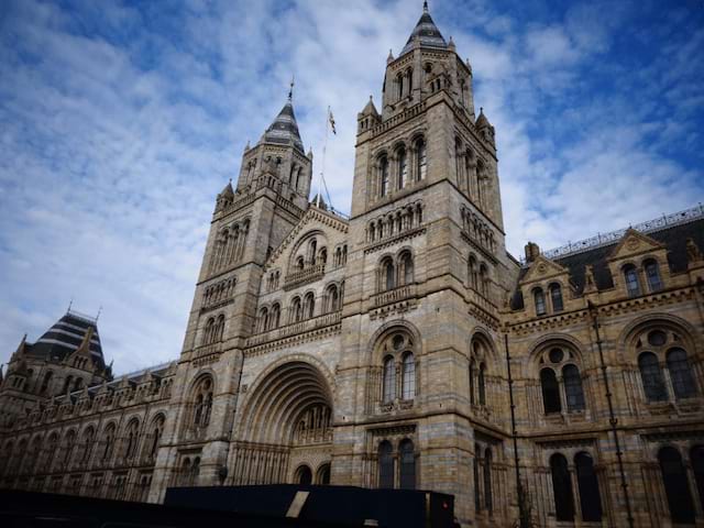 Extérieur du National Museum à Londres où les jeunes ont été en colo cet hiver
