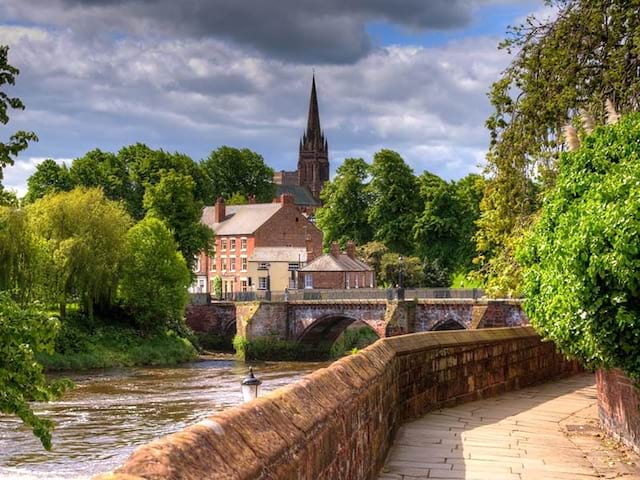 Vue sur une ville d'Angleterre où les jeunes ont été durant leur colo de vacances cet été