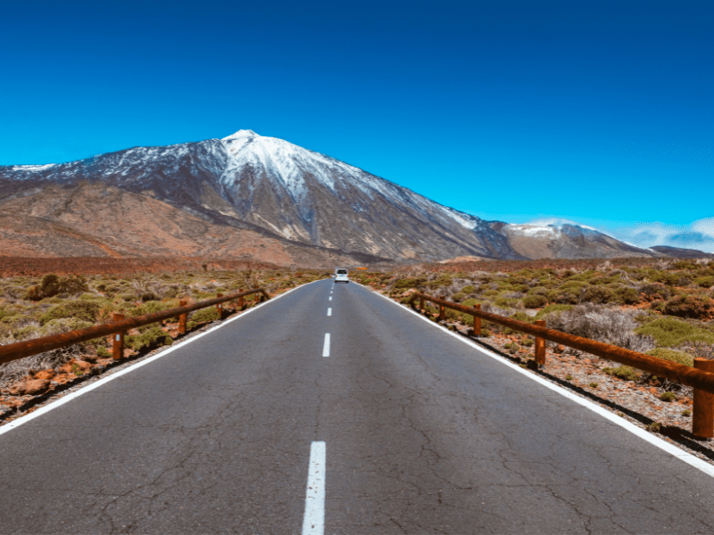 Excursion pour visiter le célèbre volcan le Teide cet hiver aux Iles Canaries