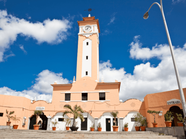 Centre de Santa Cruz à Tenerife aux Iles Canaries cet hiver où les jeunes ont été en visite en colo