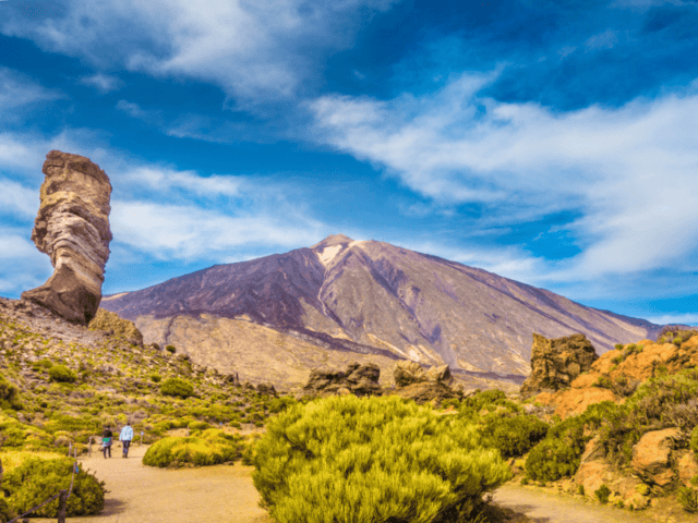 Paysage volcanique aux Iles Canaries où les ados sont partis en séjour cet hiver